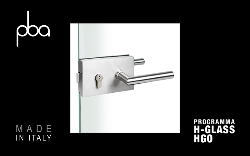 PROGRAMMA H-GLASS HGO – SYSTEME DE FERMETURE POUR PORTES EN VERRE PBA