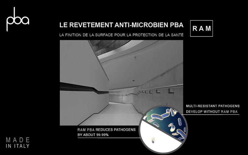 REVETEMENT ANTI-MICROBIEN PBA