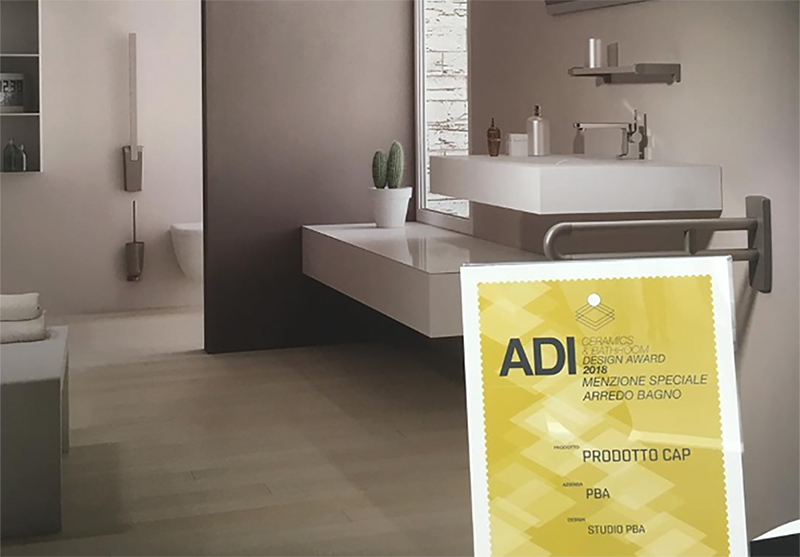 PBA PROGRAMMA CAP AWARDED WITH THE ADI CERAMICS & BATHROOM AWARD AT CERSAIE 2018