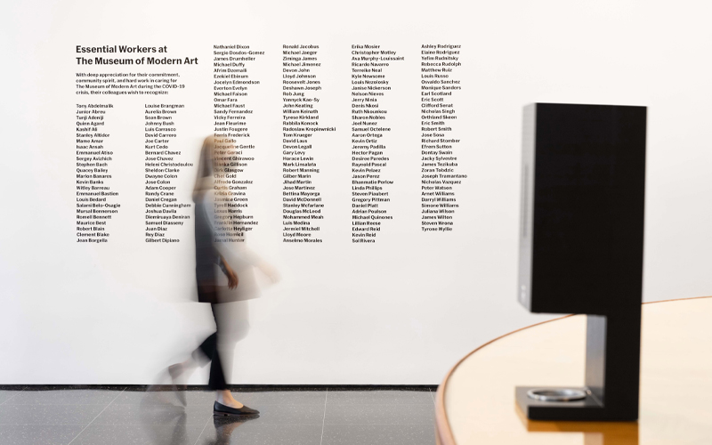 PBA HAND SANITIZER COVER COLLECTION AT THE MUSEUM OF MODERN ART, NEW YORK