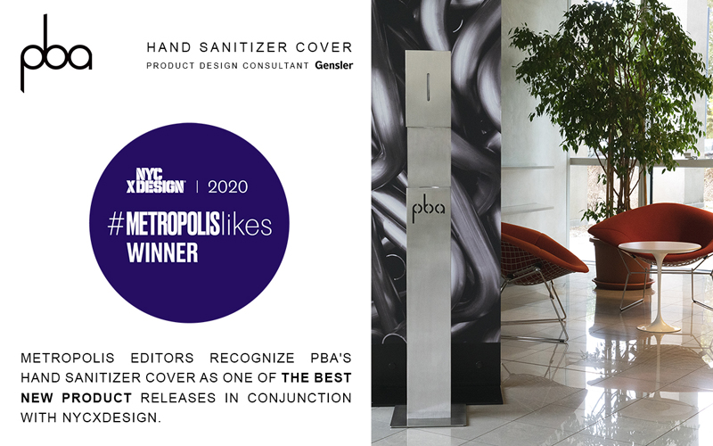 PBA HAND SANITIZER COVER WON A #METROPOLISLIKES NYCXDESIGN 2020