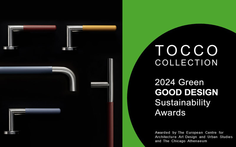 TOCCO COLLECTION WINS 2024 GREEN GOOD DESIGN SUSTAINABILITY AWARD IN THE GREEN PRODUCTS CATEGORY